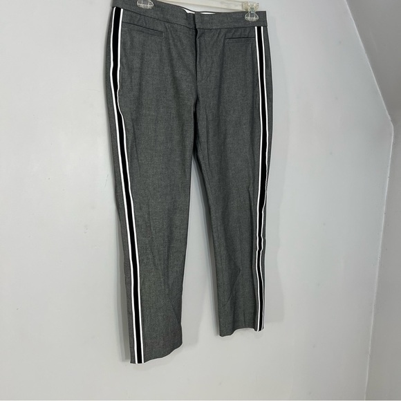 Banana Republic Gray Striped Sloan Pants Career Slacks Business Casual Office - Picture 7 of 13